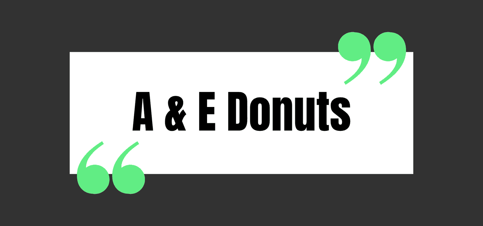 A & E Donuts