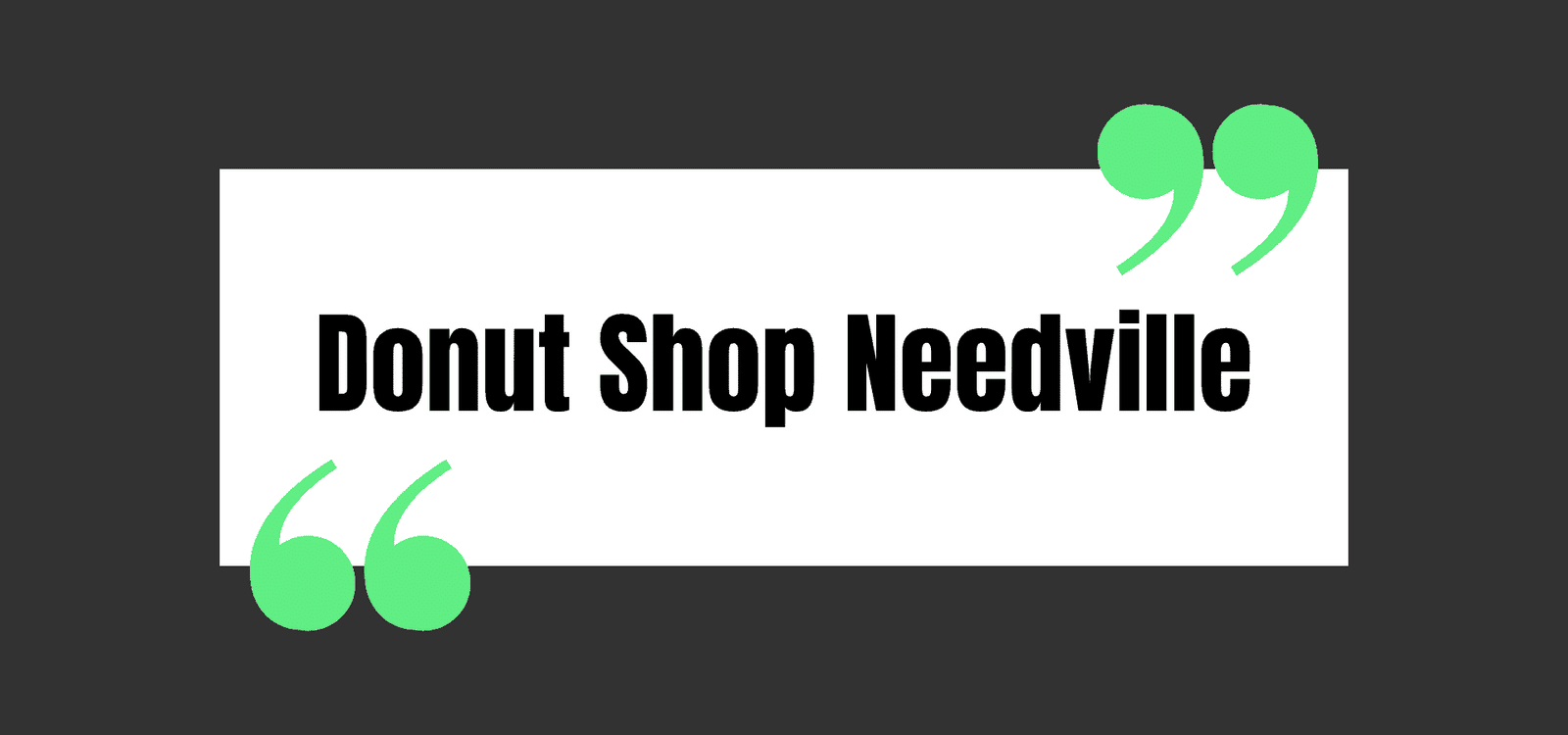 Donut Shop Needville