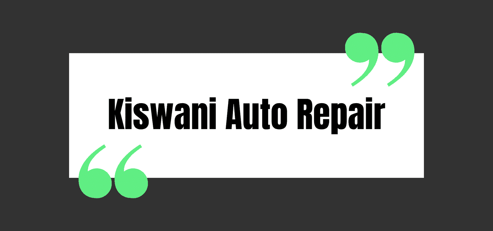 Kiswani Auto Repair