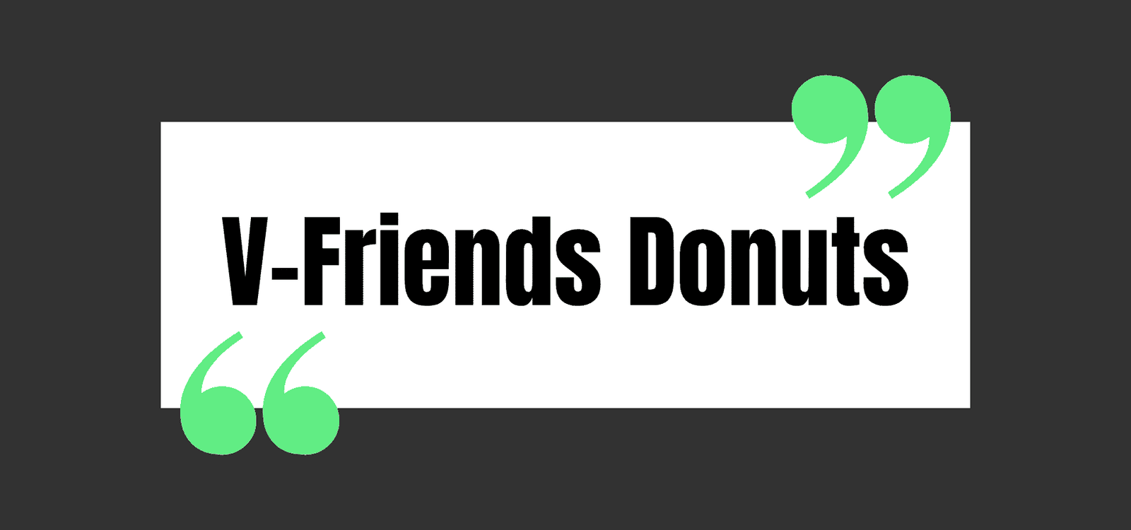 V-Friends Donuts