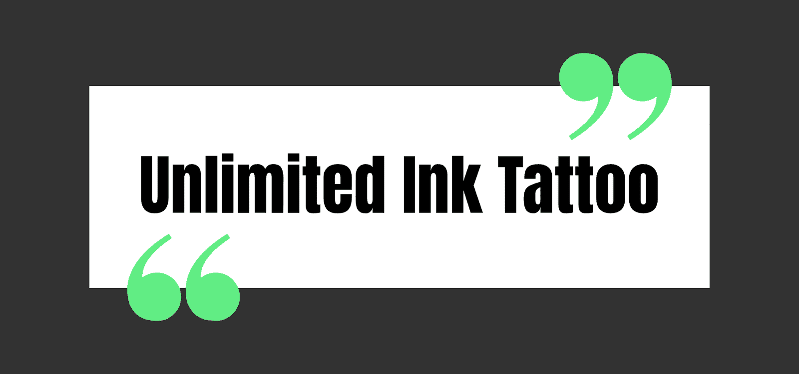 Unlimited Ink Tattoo