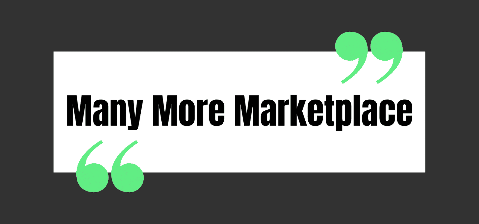 Many More Marketplace