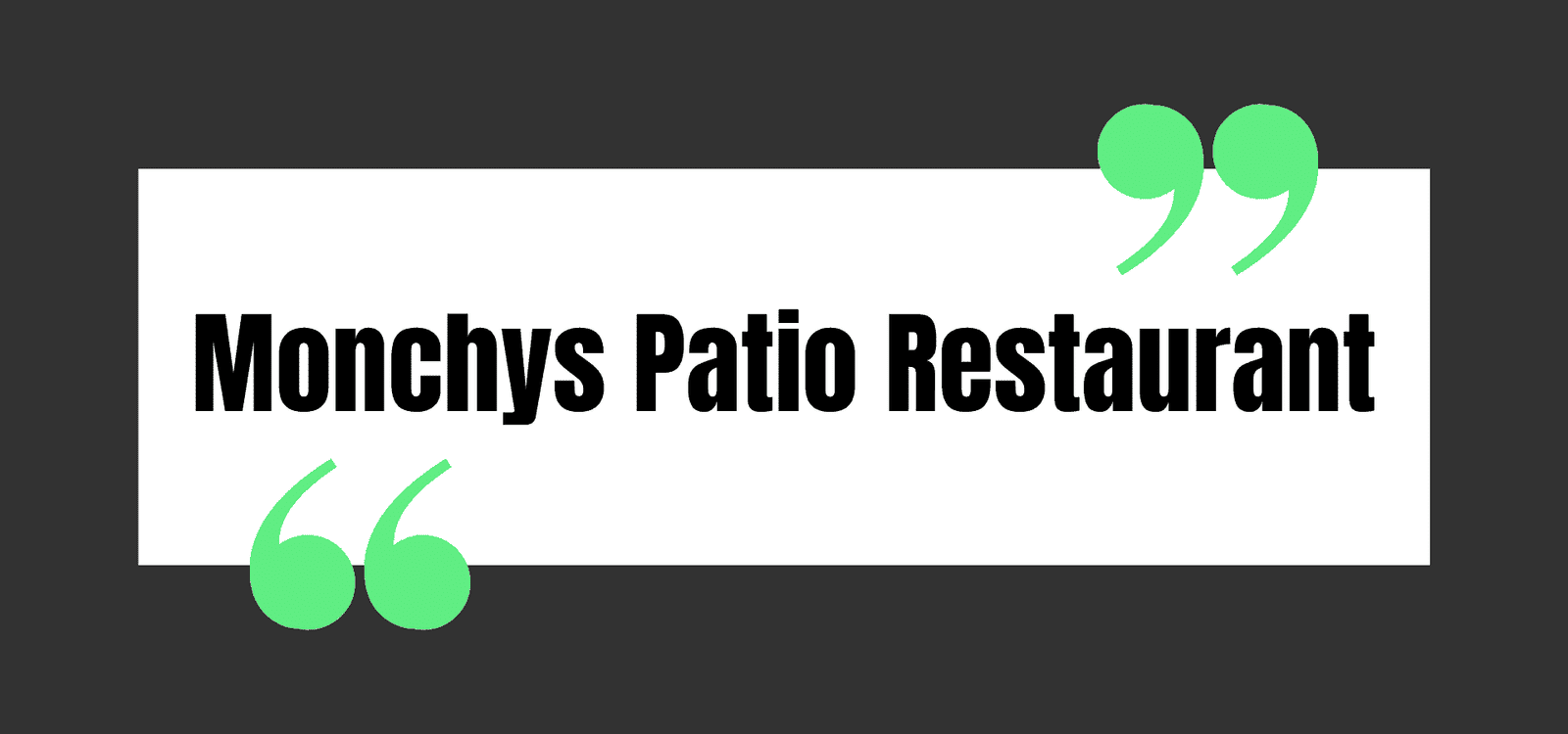 Monchys Patio Restaurant
