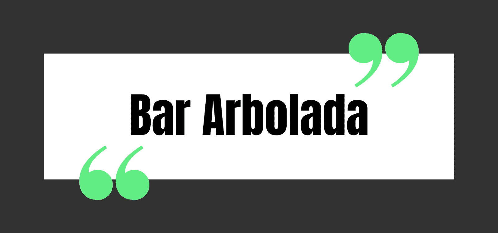 Bar Arbolada