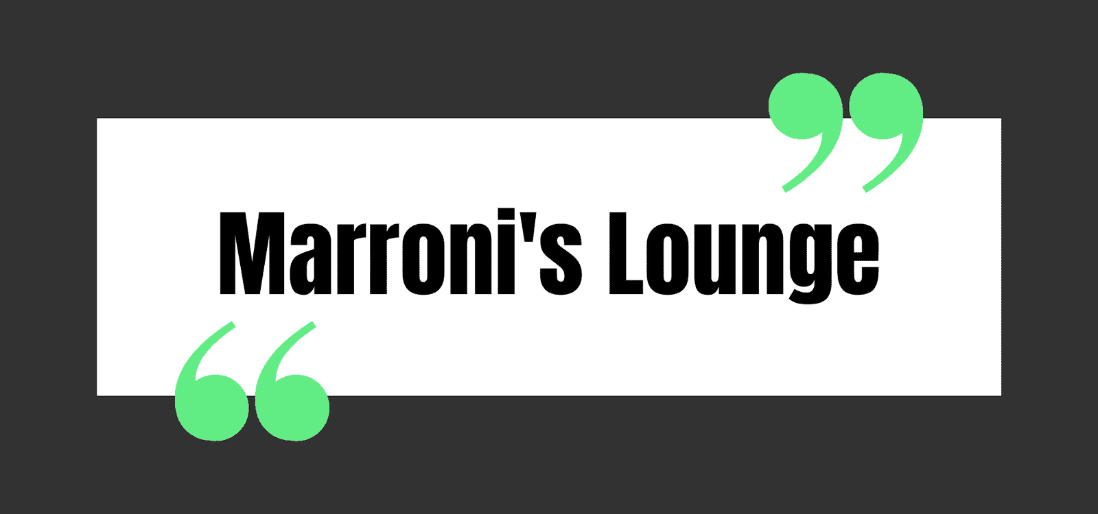 Marroni's Lounge