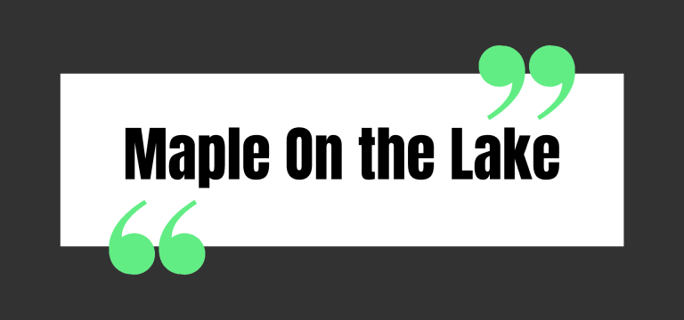 Maple on the Lake