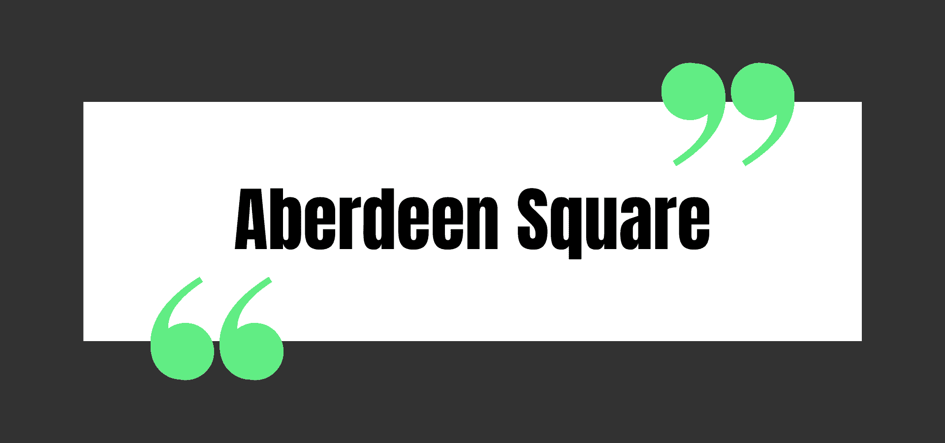 Aberdeen Square