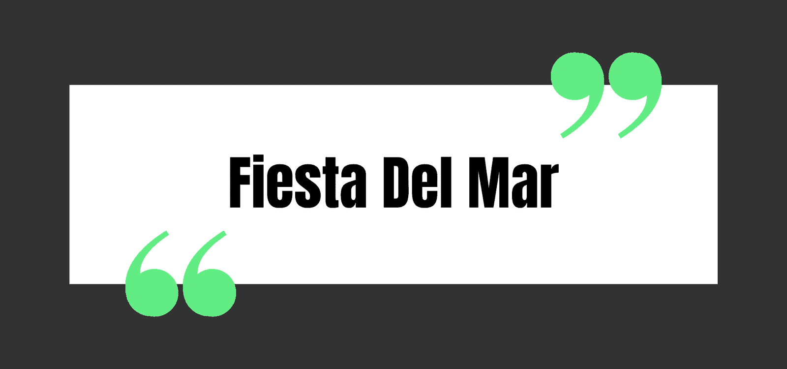Fiesta Del Mar