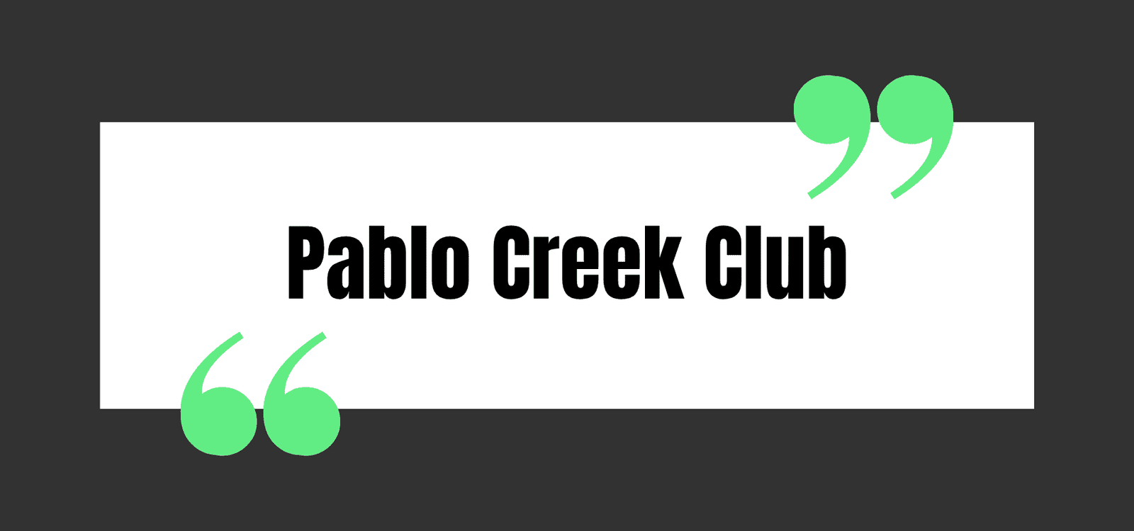 Pablo Creek Club