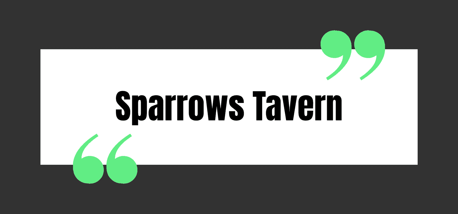 Sparrows Tavern/package store