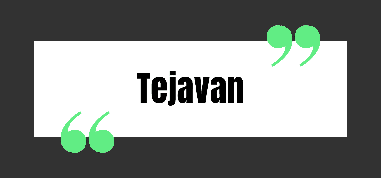 Tejavan