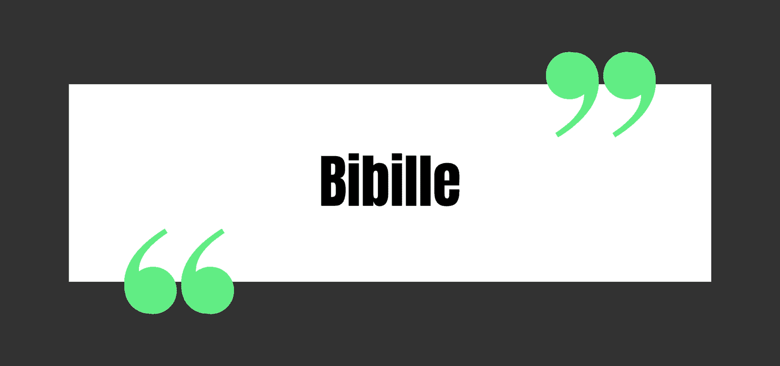 Bibille