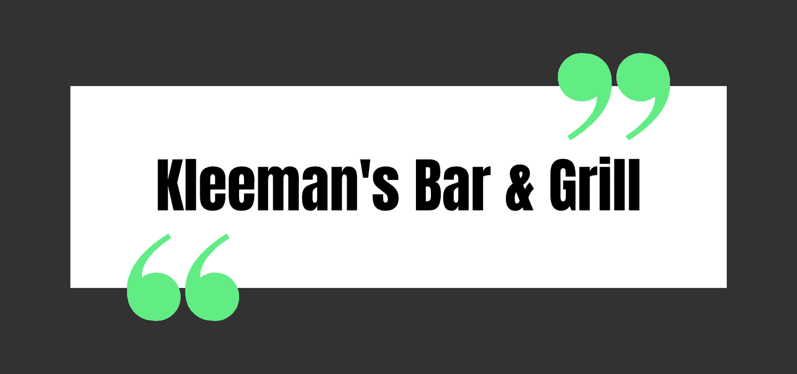 Kleemans Bar & Grill