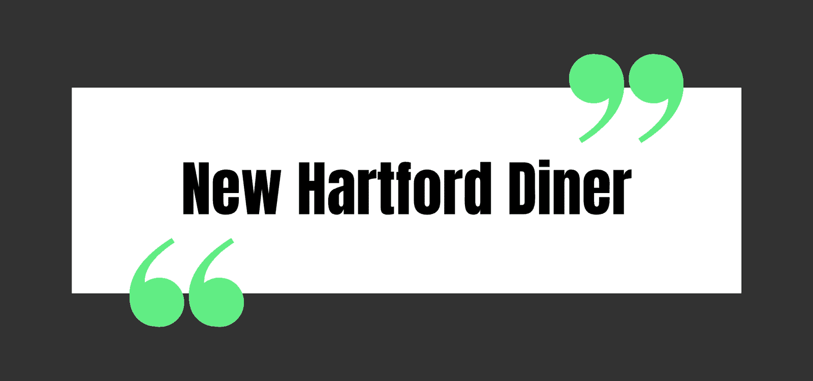 New Hartford Diner