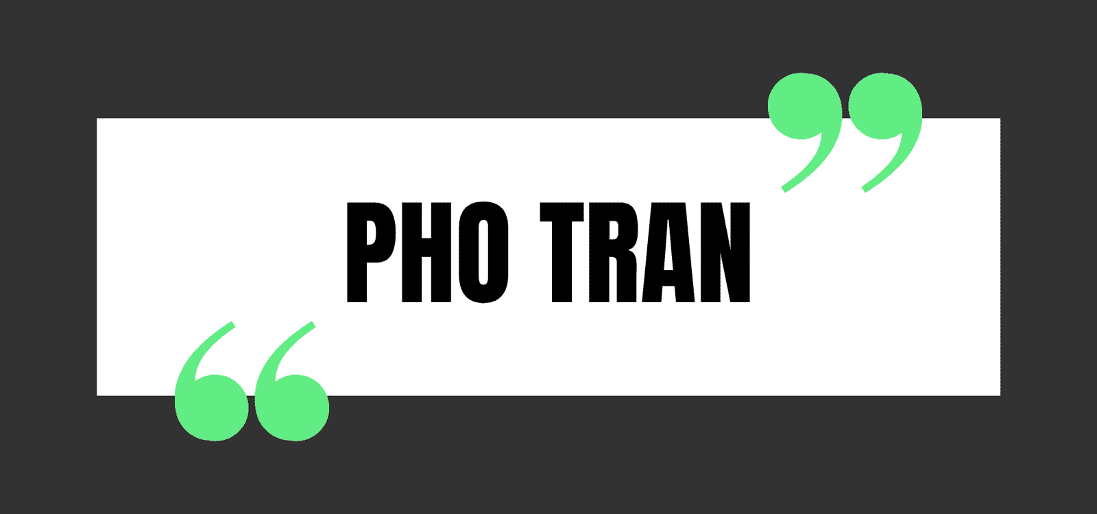 Pho Tran