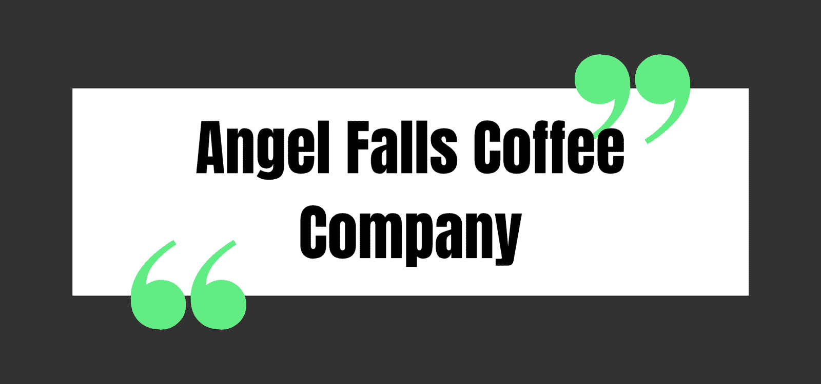 Angel Falls Coffee Company