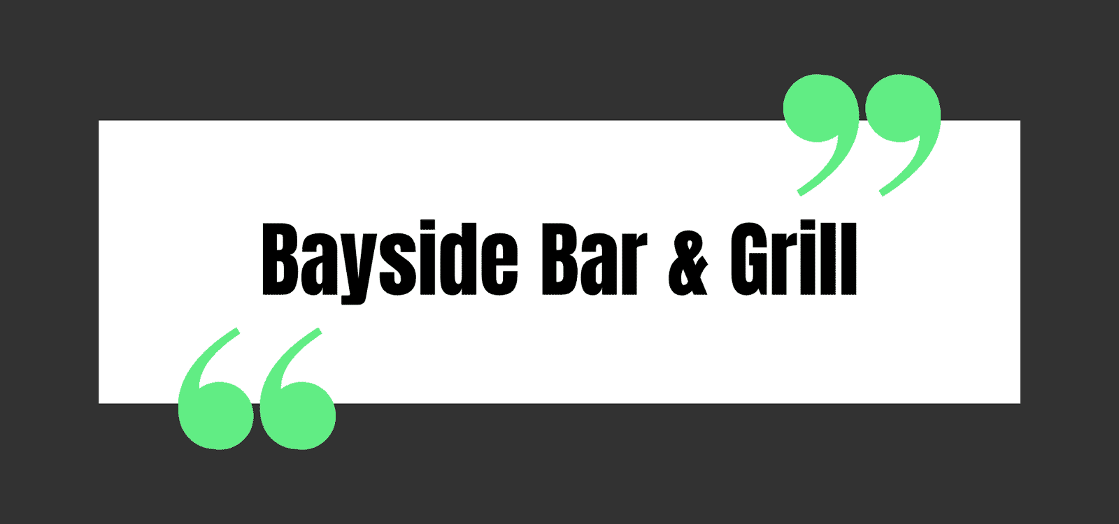 Bayside Bar and Grill