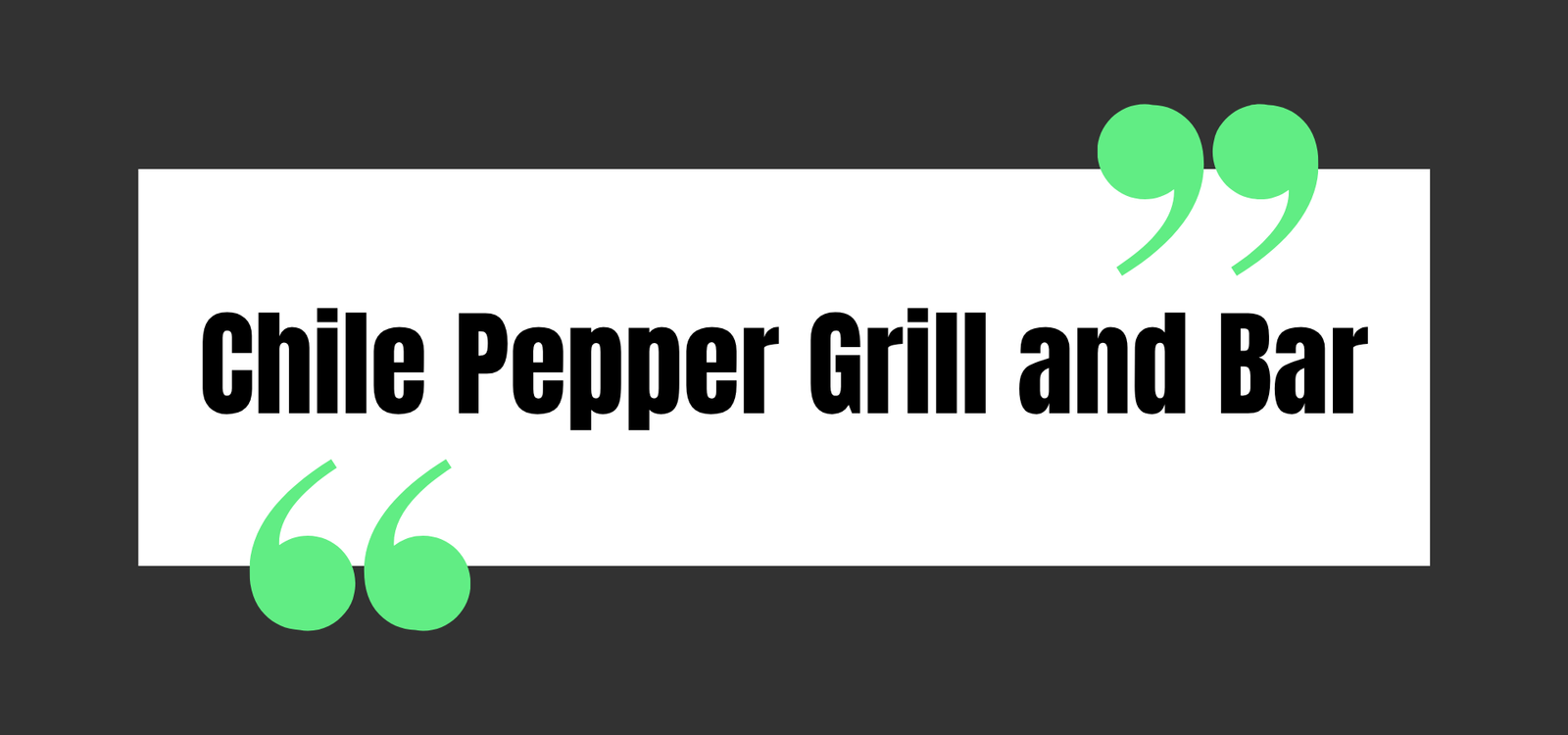 Chile Pepper Grill and Bar