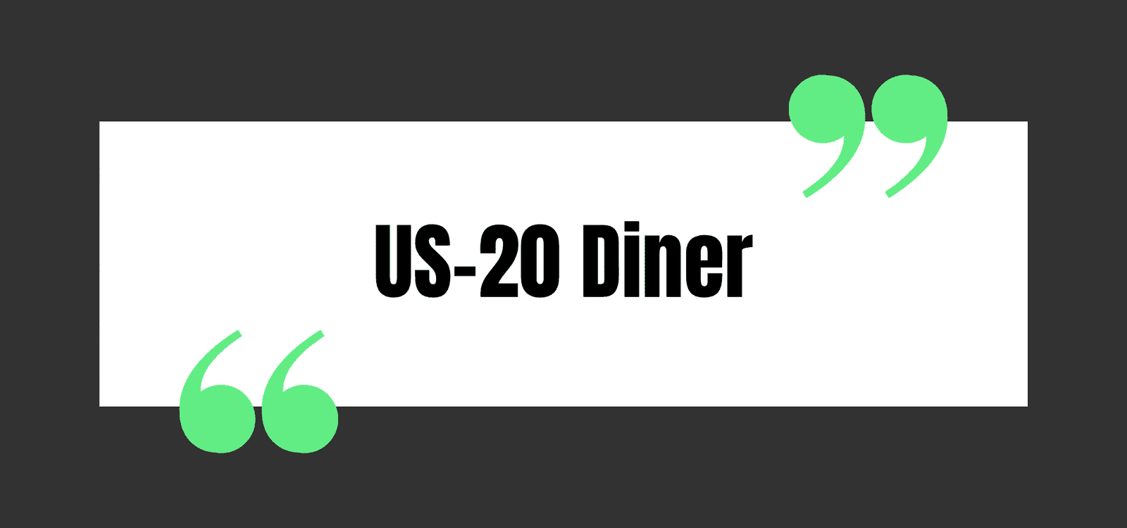 US-20 Diner