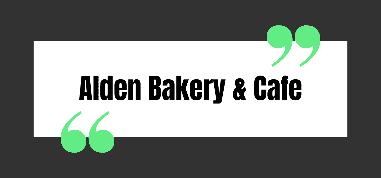 Alden Bakery & Cafe