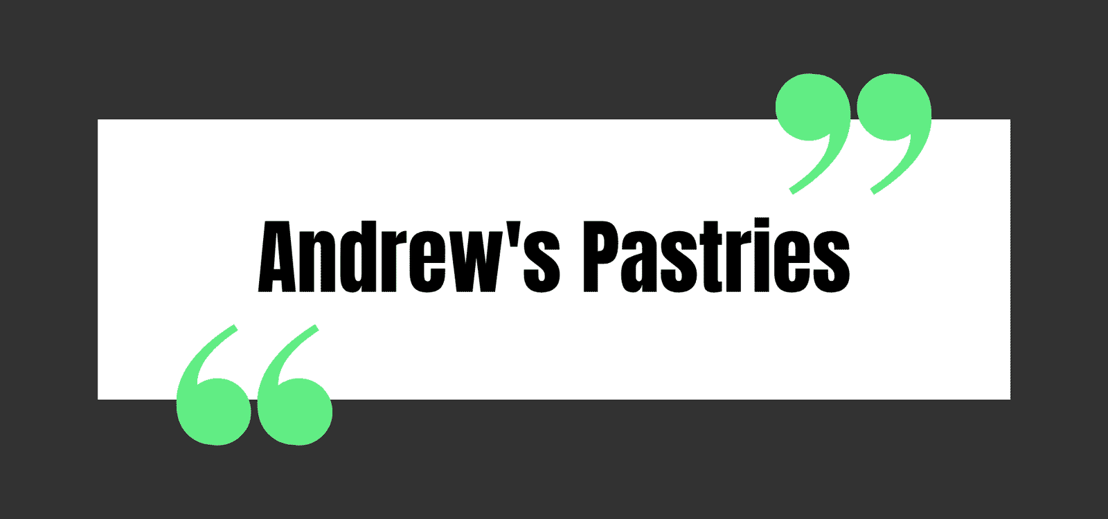 Andrew's Pastries
