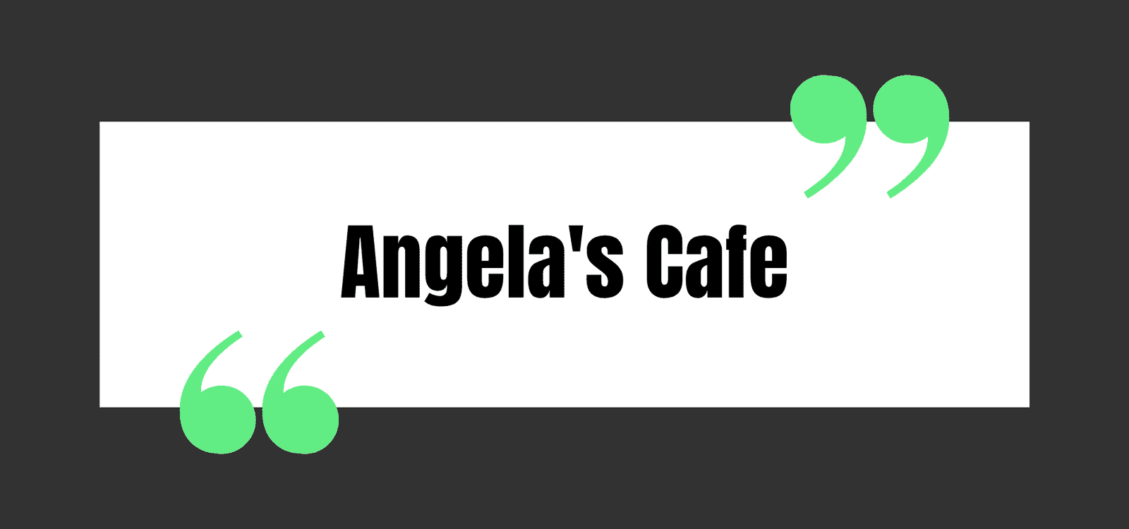 Angela's Cafe