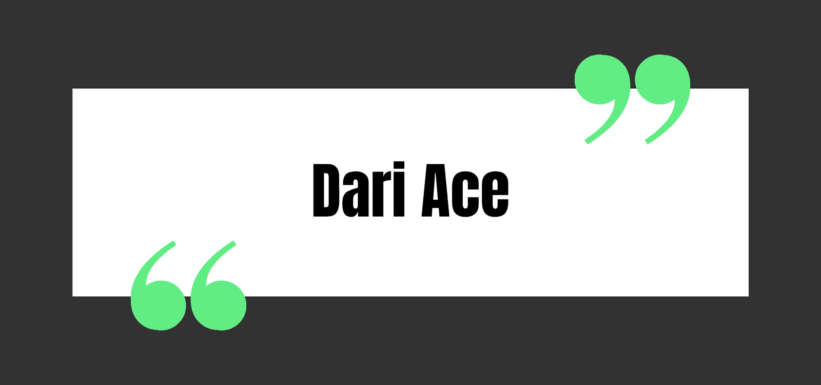 Dari Ace