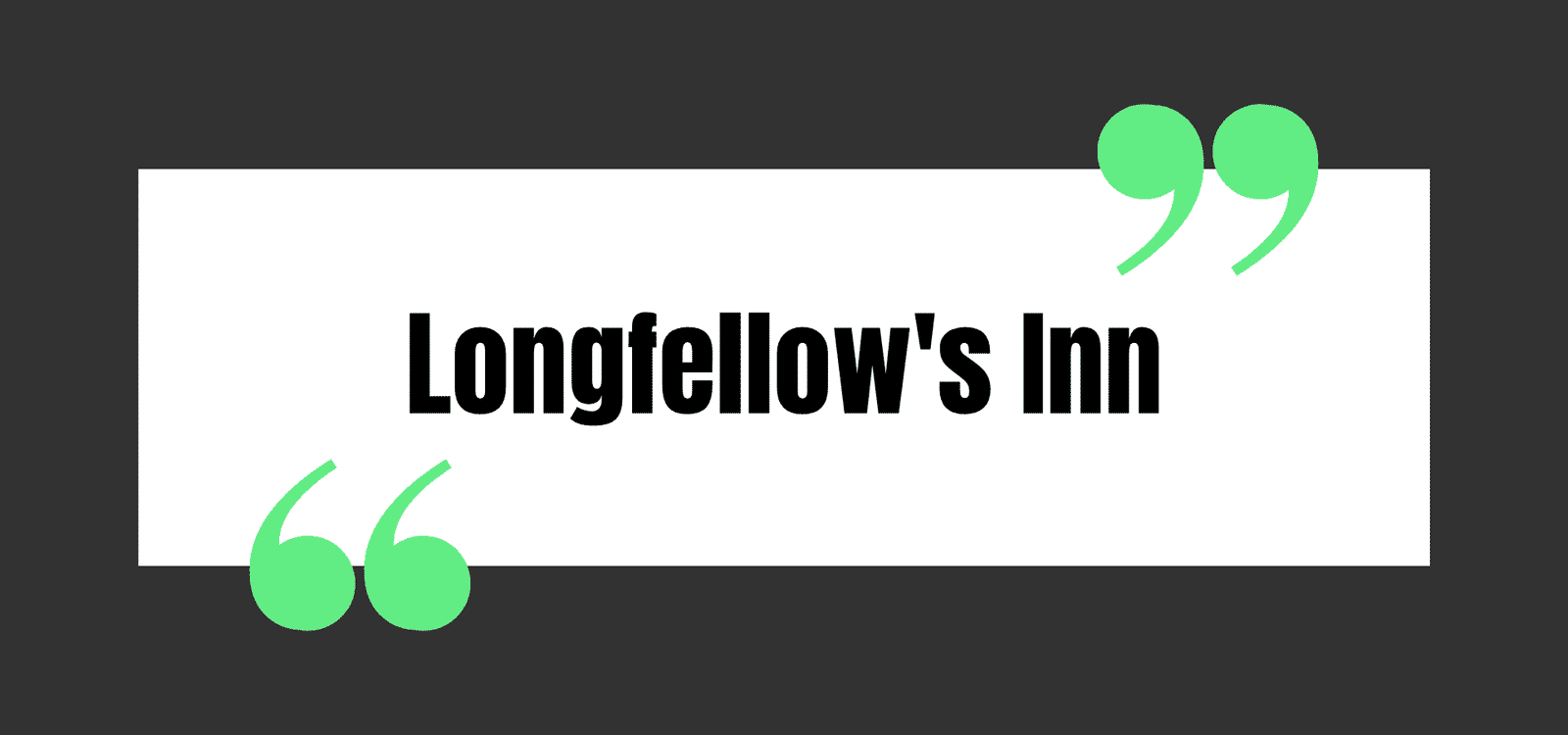 Longfellow's Inn