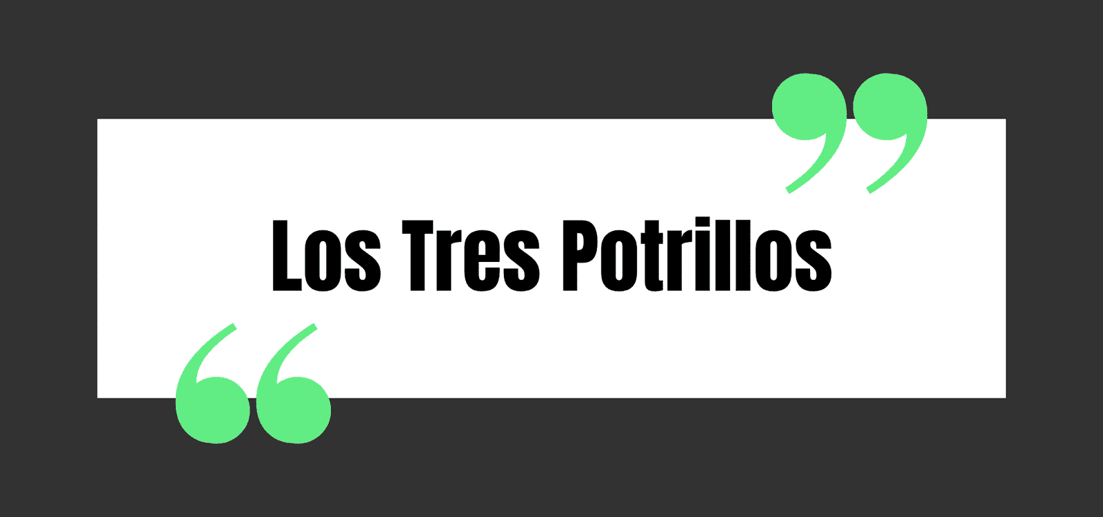 Los Tres Potrillos