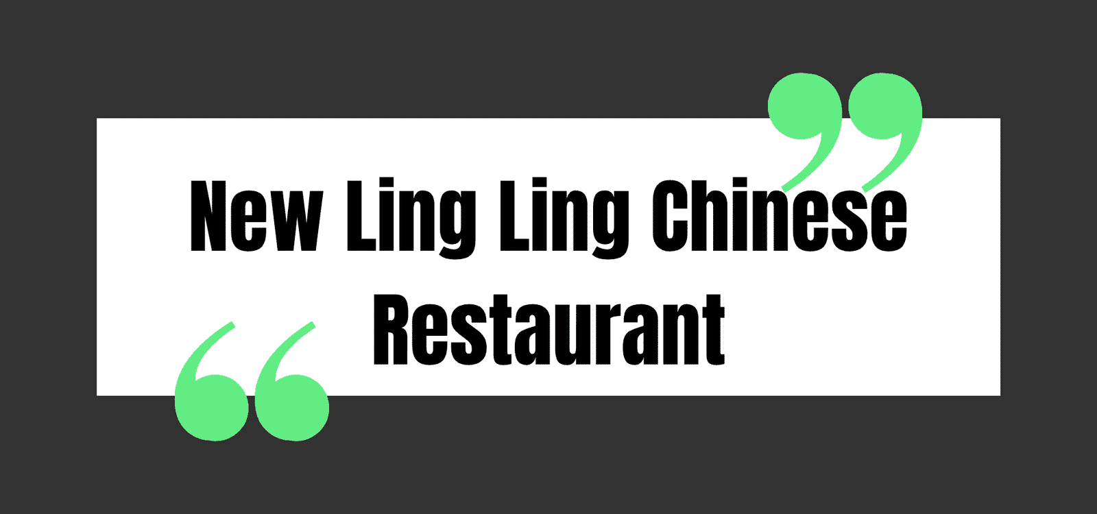 New Ling Ling Chinese Restaurant