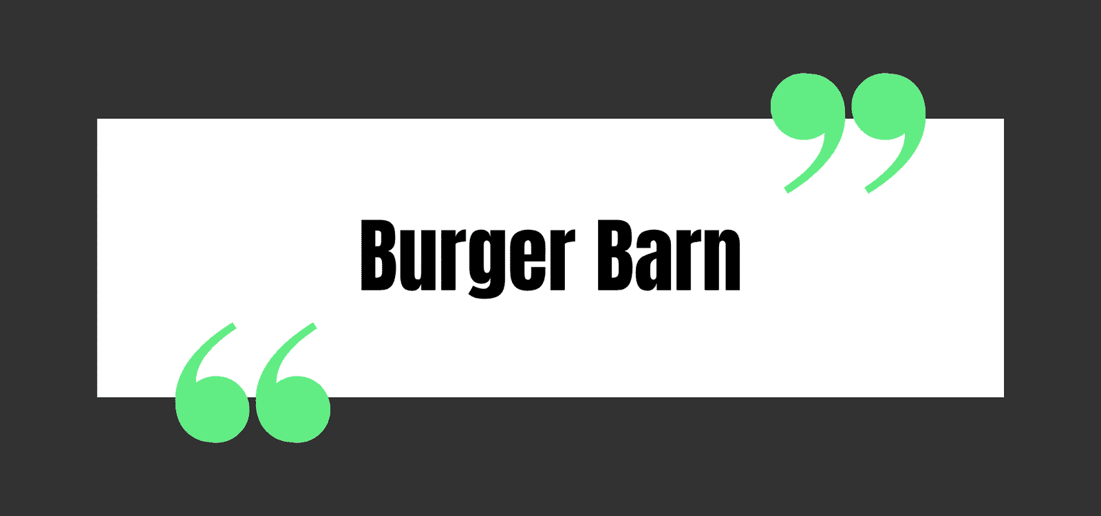 Burger Barn
