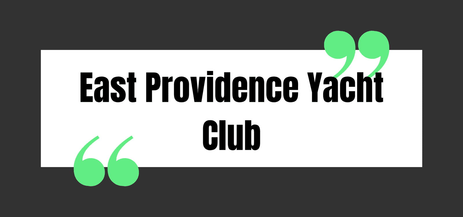 East Providence Yacht Club