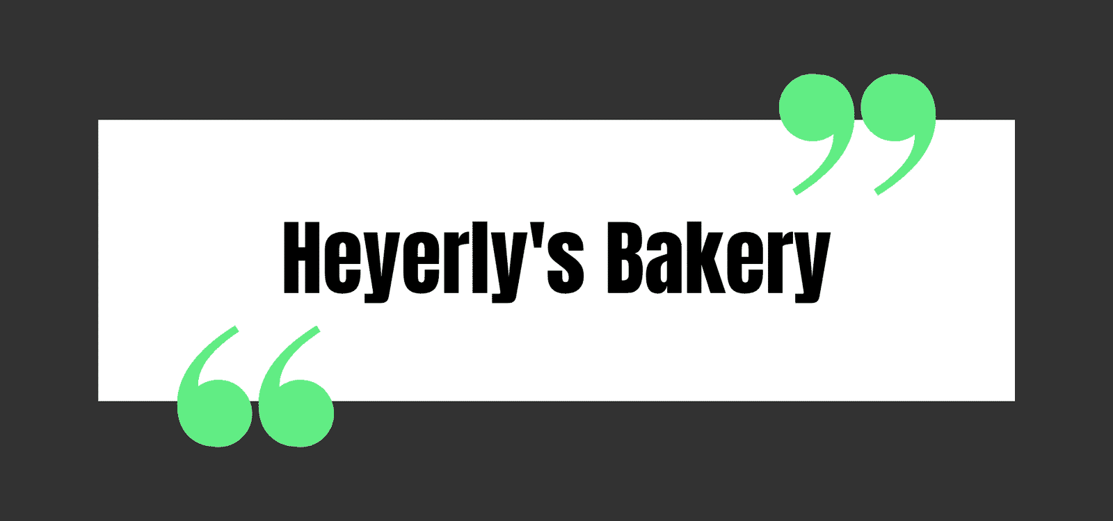 Heyerly's Bakery