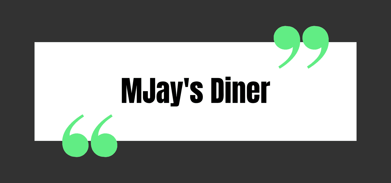MJay's Diner