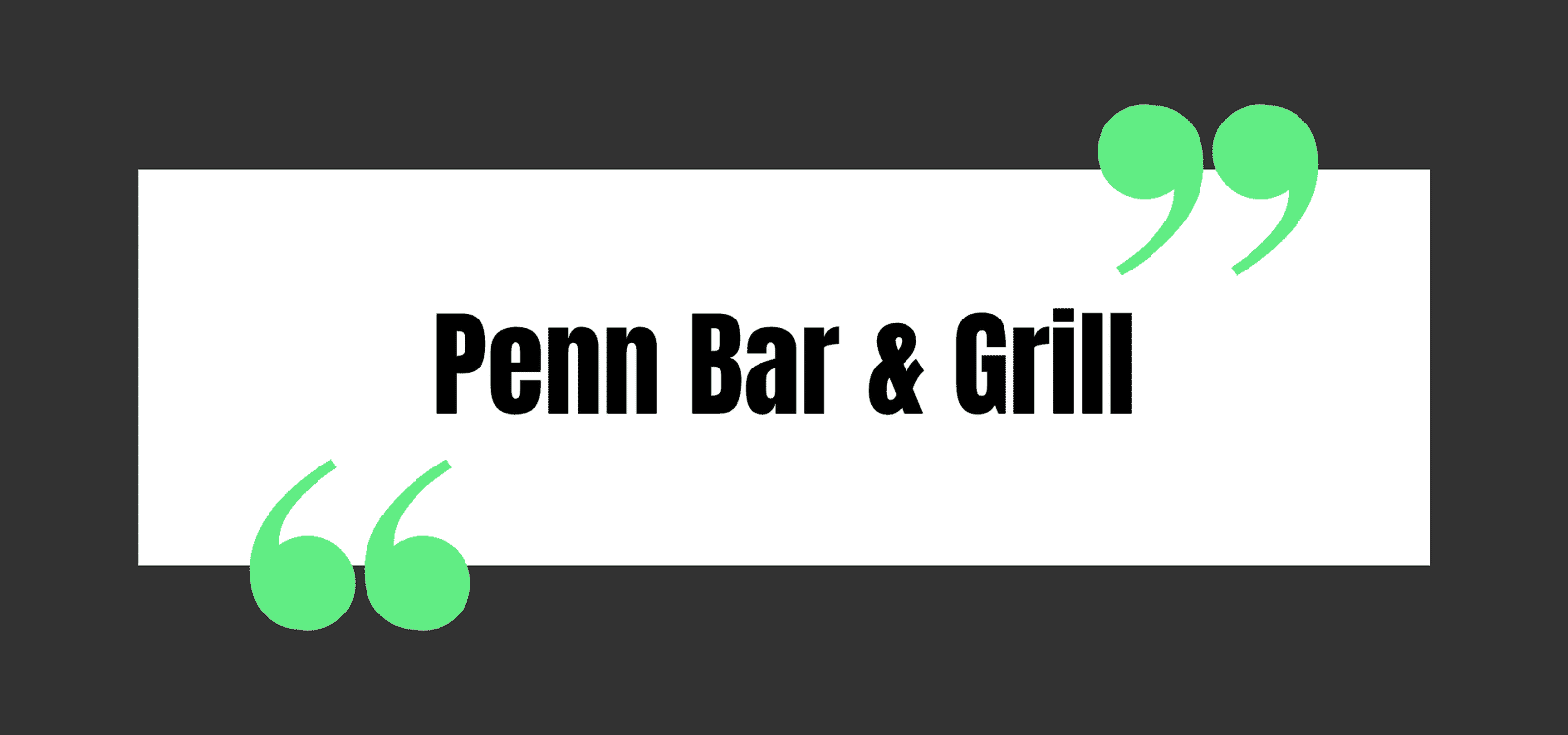 Penn Bar & Grill