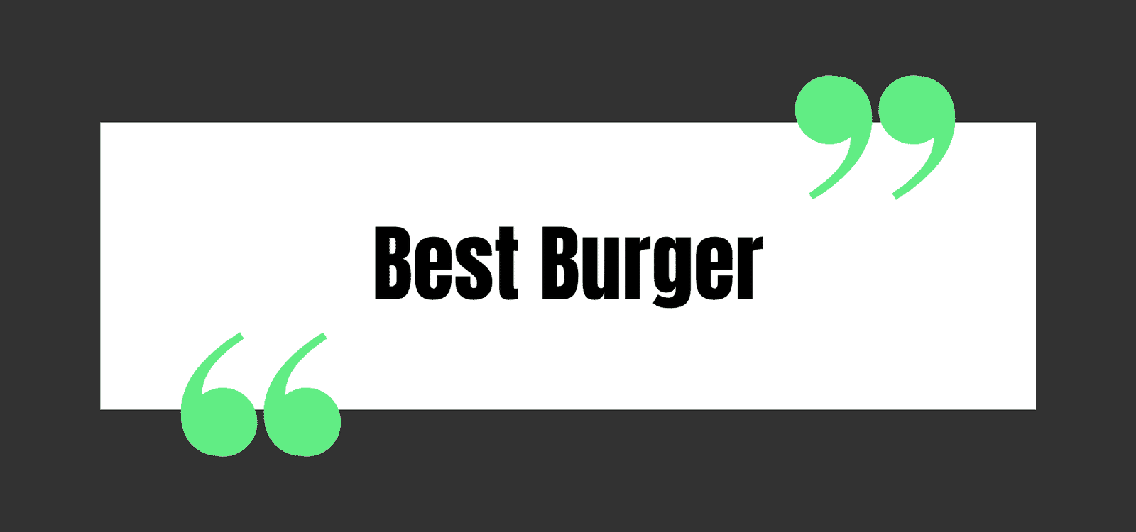 Best Burger