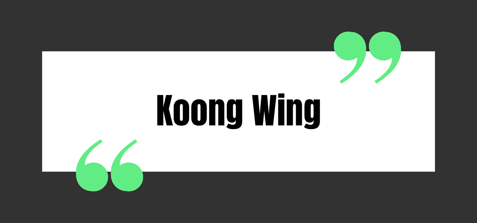 Koong Wing