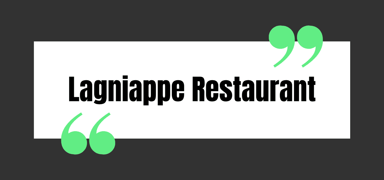 Lagniappe Restaurant
