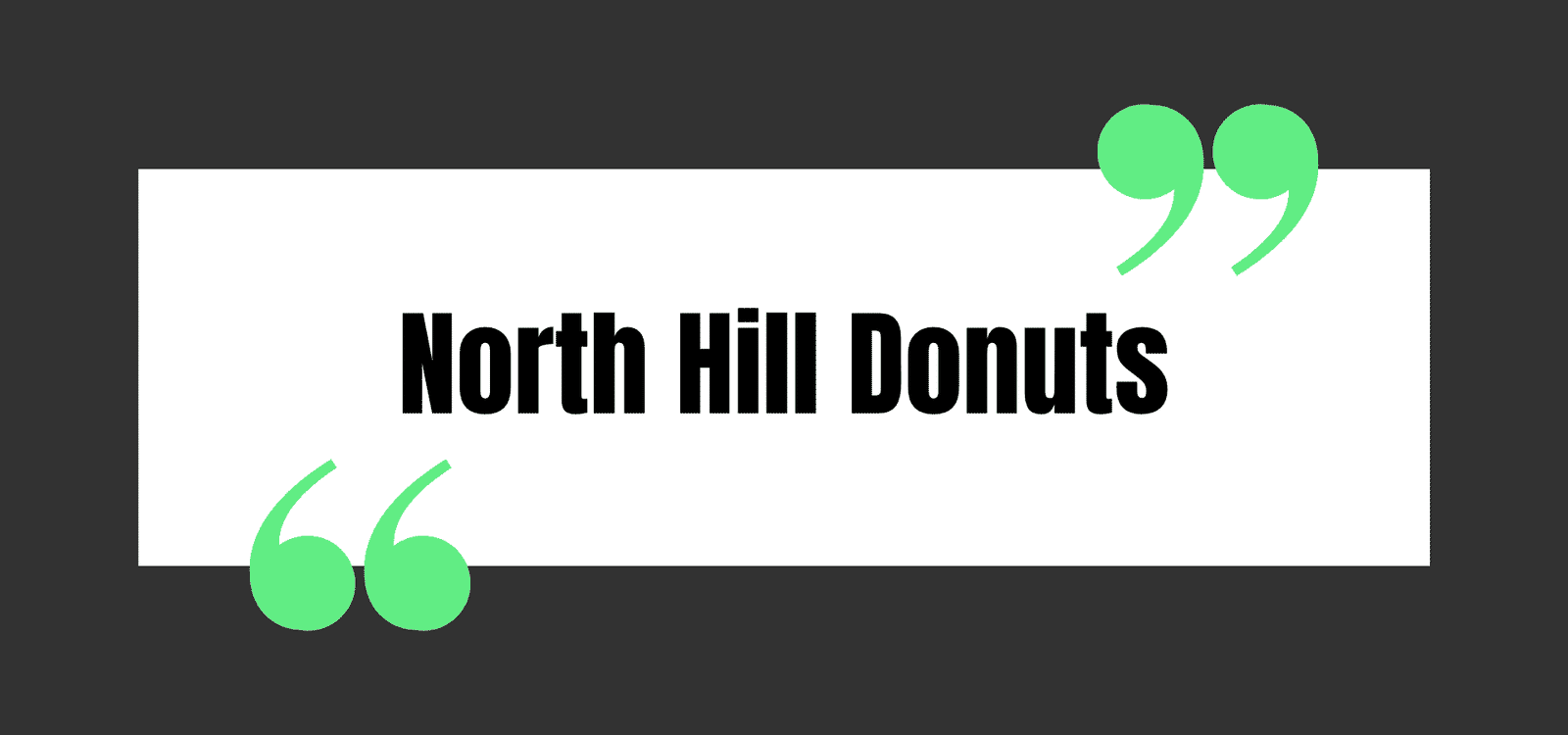 North Hill Donuts