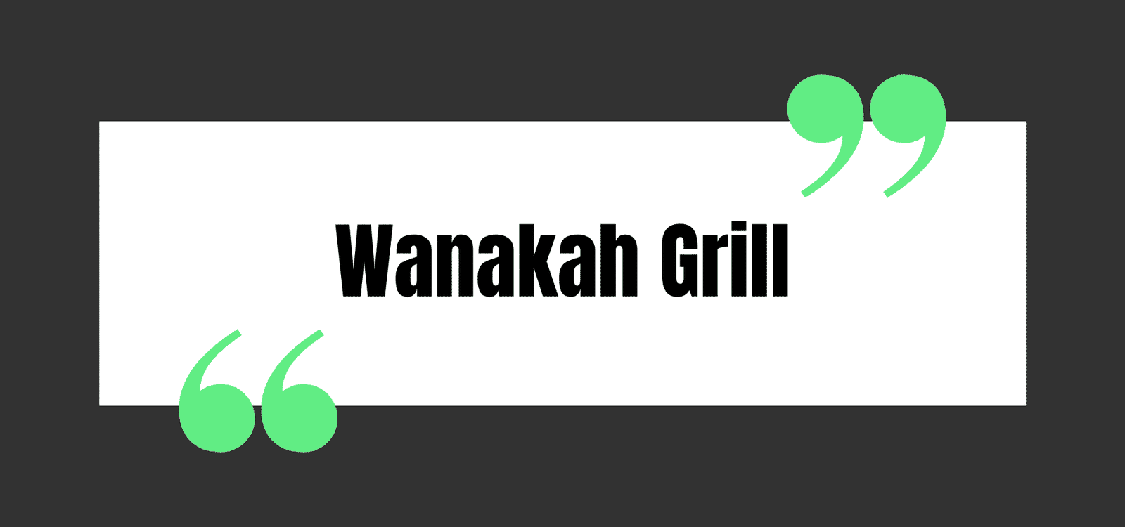 Wanakah Grill