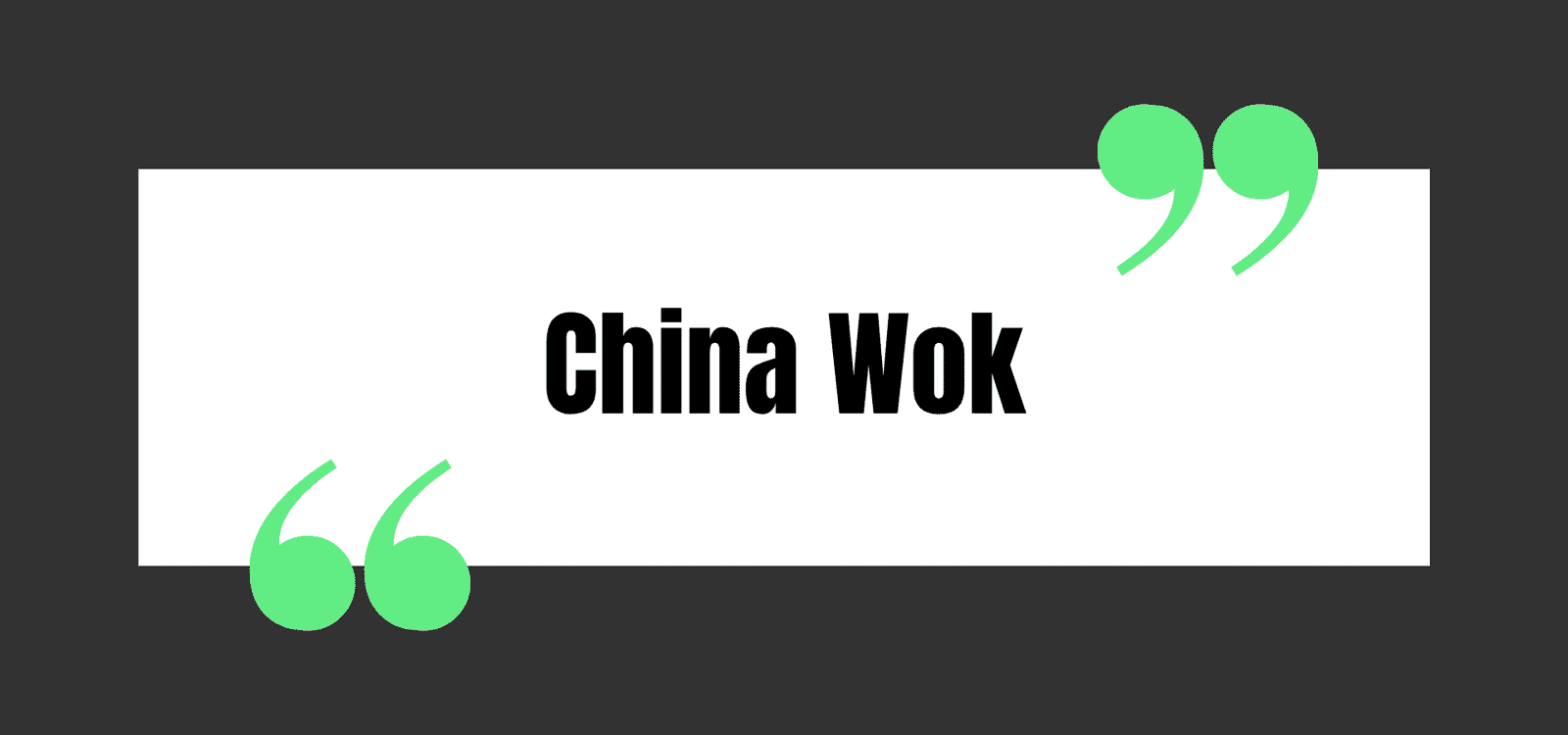 China Wok
