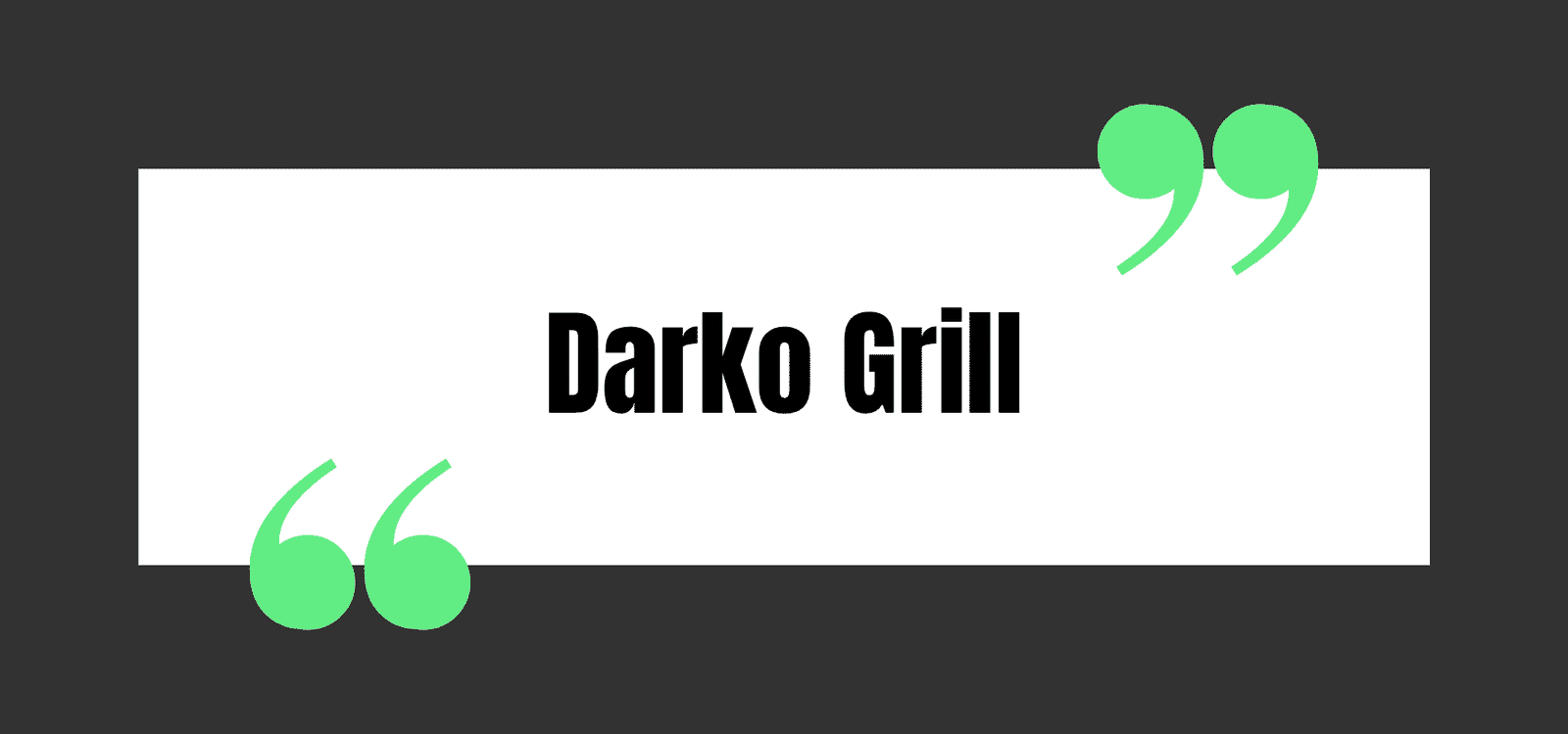 Darko Grill