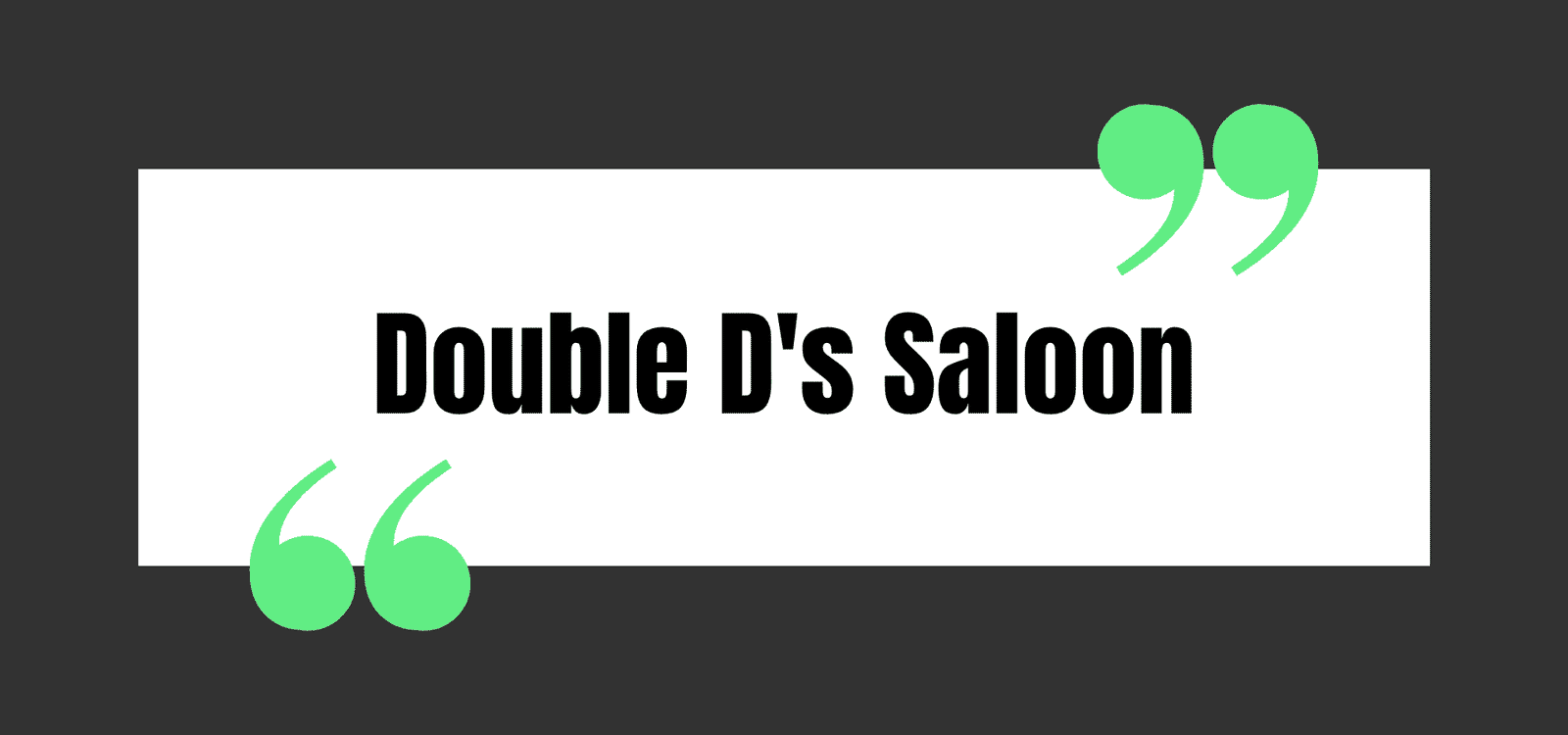 Double D's Saloon
