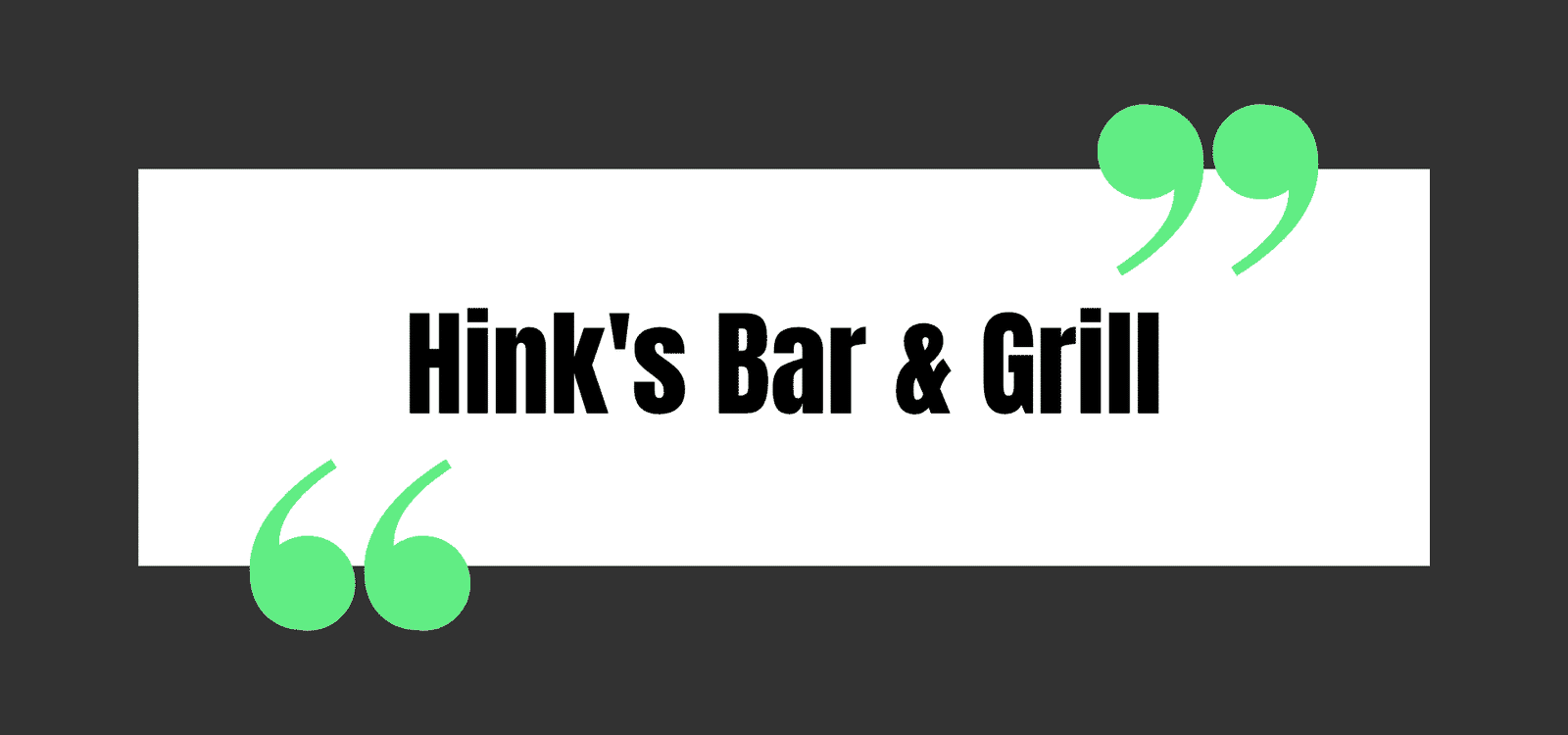 Hink's Bar & Grill