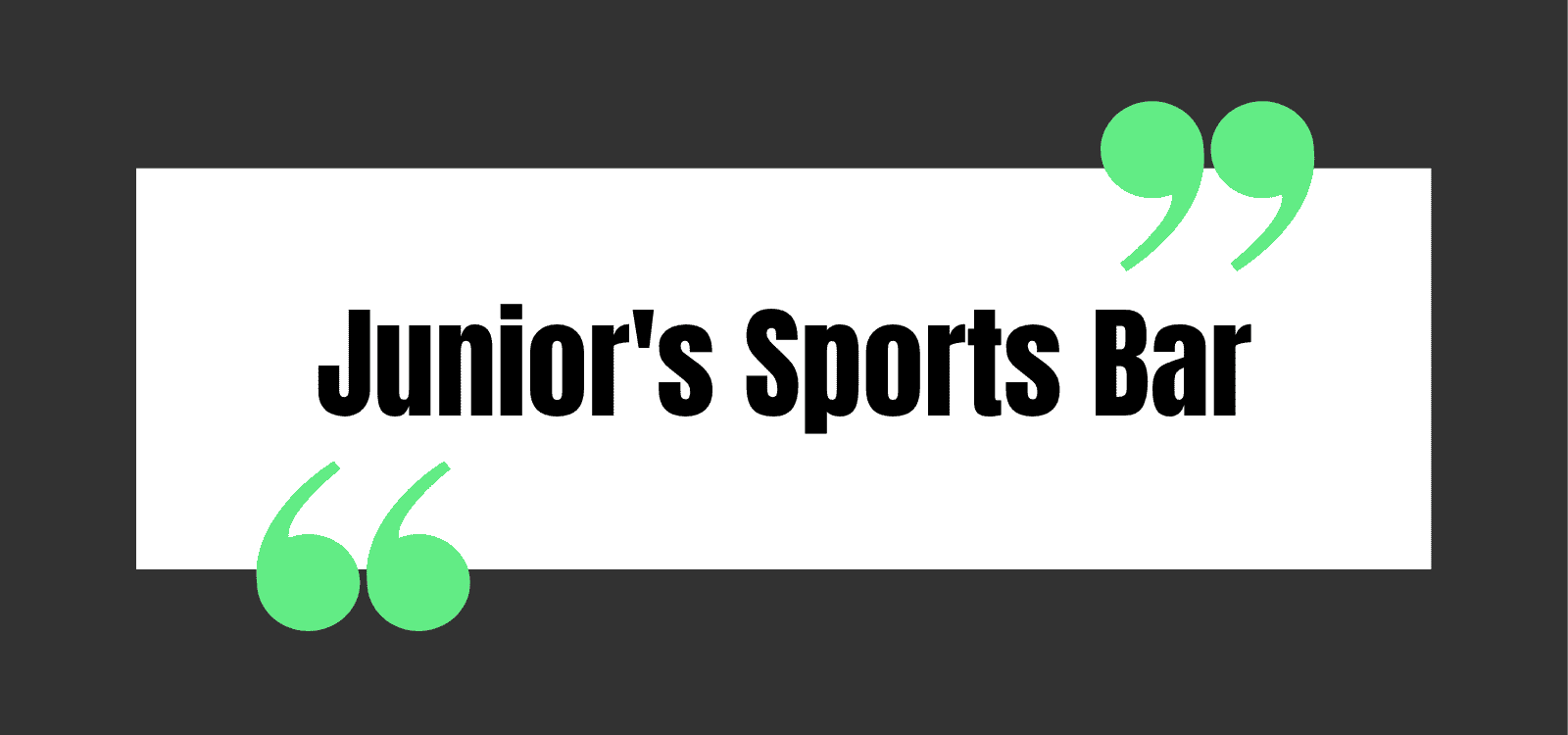 Junior's Sports Bar