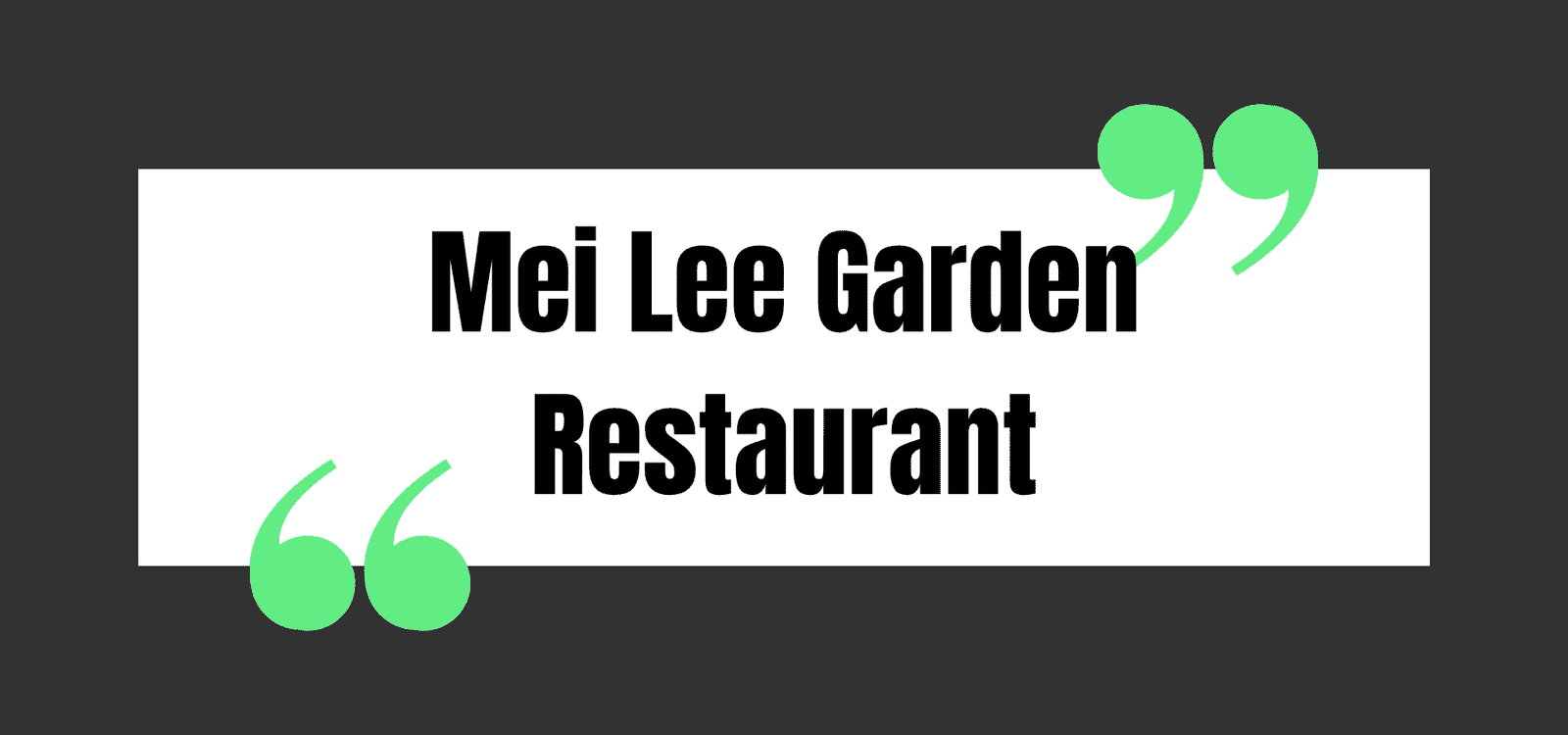Mei Lee Garden Restaurant