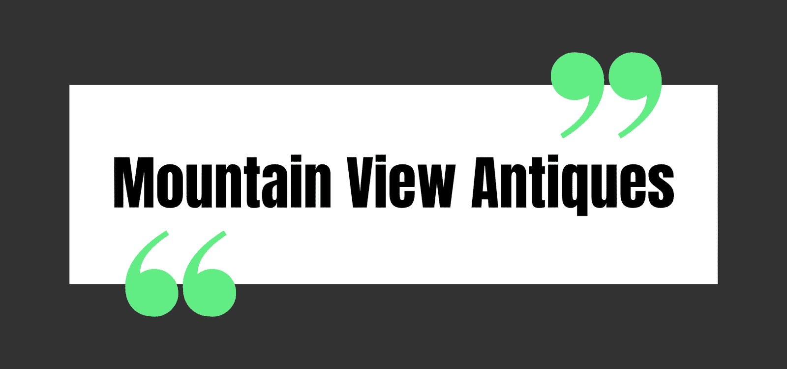 Mountain View Antiques