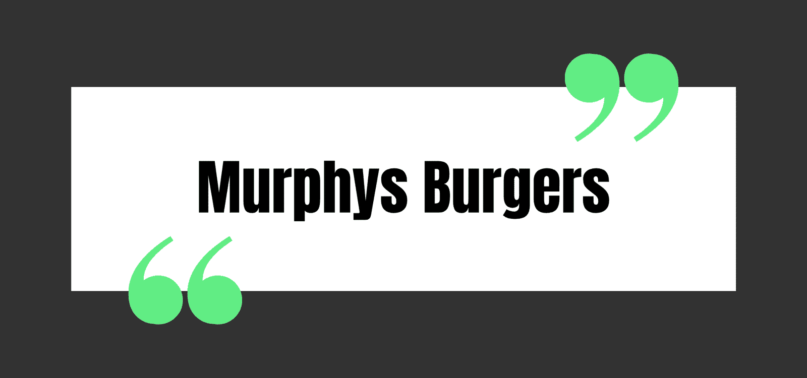 Murphys Burgers