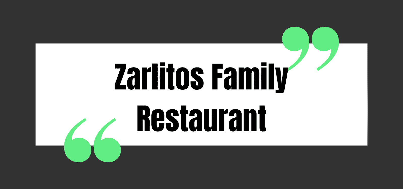 Zarlitos Family Restaurant