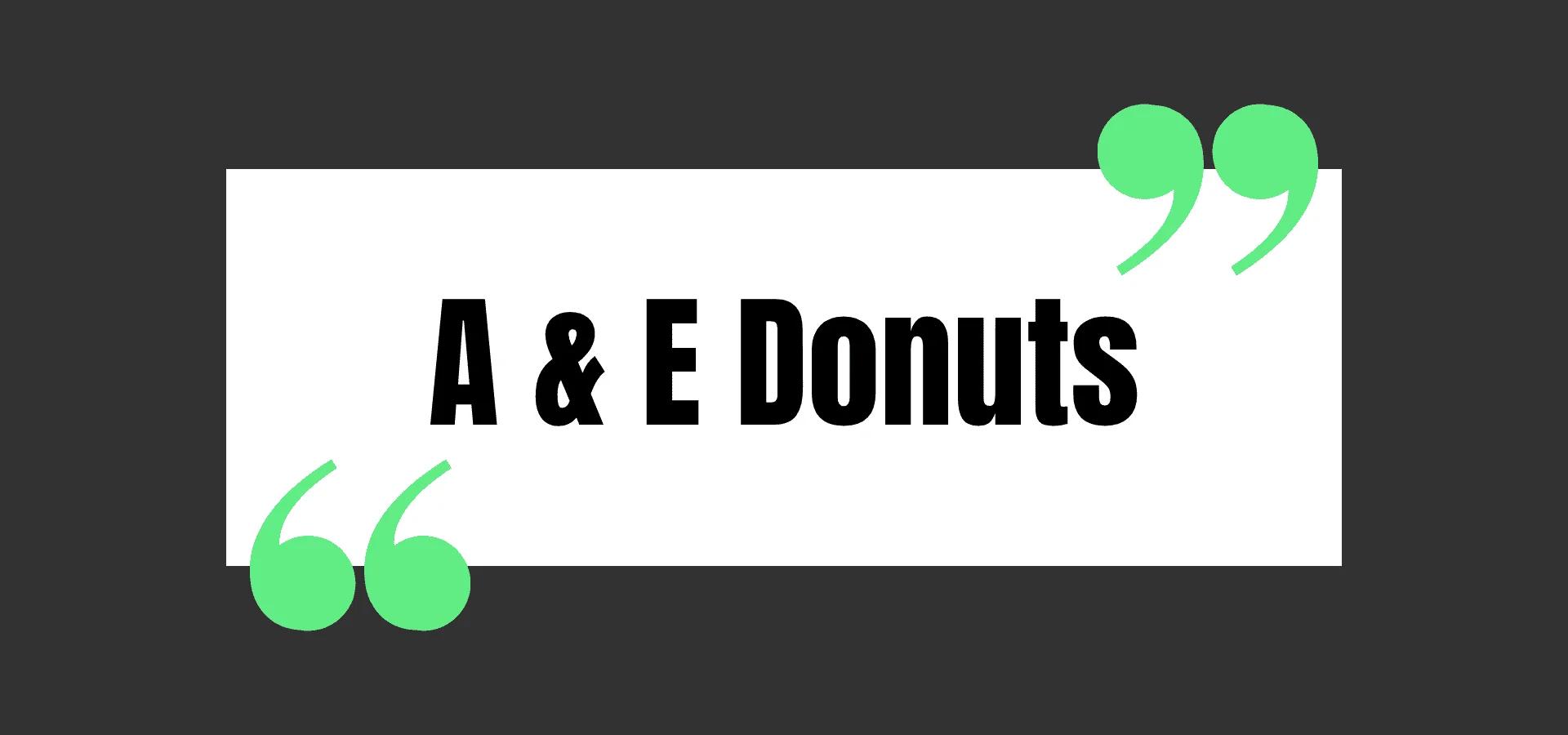A & E Donuts